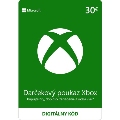 XBOX LIVE GIFT CARD 30 EUR