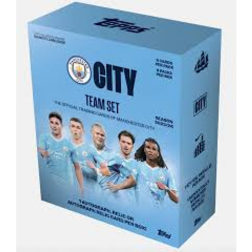2023/24 Topps Manchester City Team Set Soccer Box