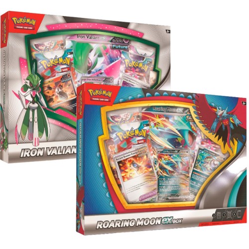 Pokémon TCG: Roaring Moon / Iron Valiant ex Box