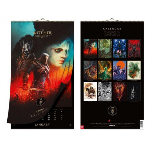 GLO THE WITCHER 3: WILD HUNT 10TH ANNIVERSARY CALENDAR 2026