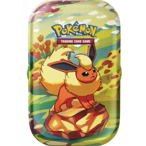 Pokémon TCG: Scarlet & Violet Prismatic Evolutions Mini Tin Flareon