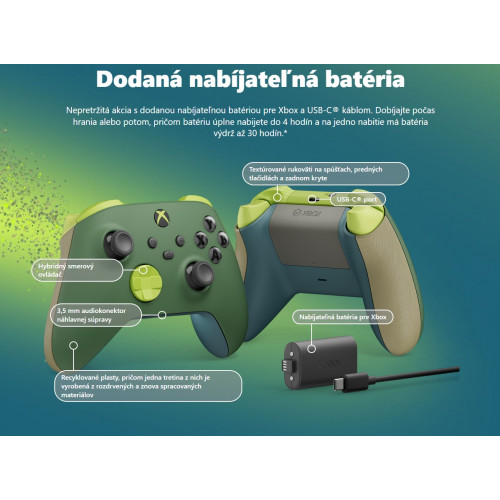 Xbox Wireless Controller Remix Special Edition + Play & Charge Kit