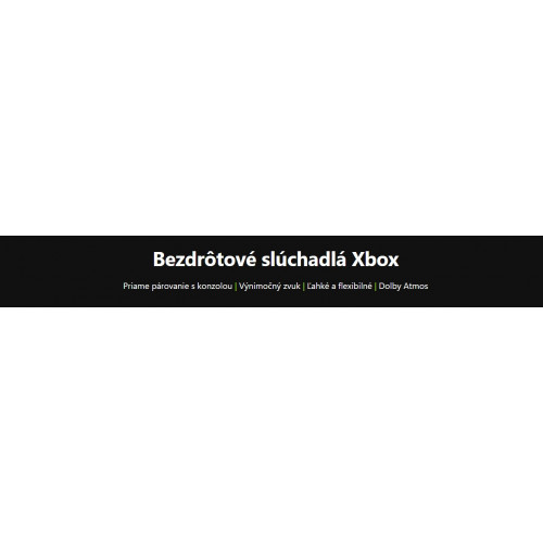 XBOX Wireless Headset