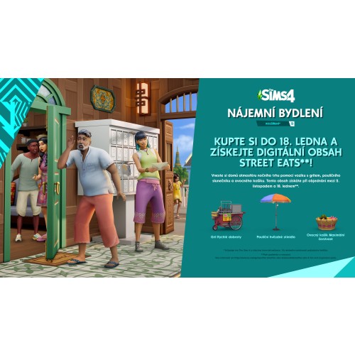 The Sims 4 - Nájomné bývanie