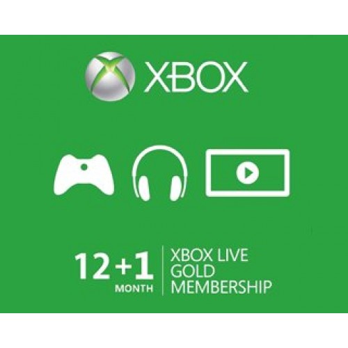 Xbox Live Gold 12+1m EU,US
