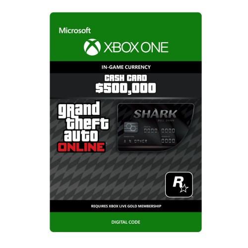 Grand Theft Auto Online: Bull Shark Cash Card - 500.000$