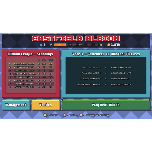 Bang Average Football – Play, Manage, Create