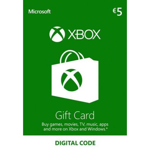 XBOX LIVE GIFT CARD 5 EUR