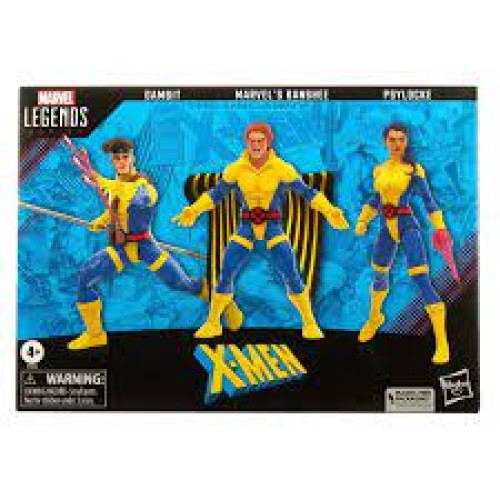 Marvel Legends Series - X-Men 3-Pack Action Figure (Gambit, Marvel's Banshee & Psylocke)