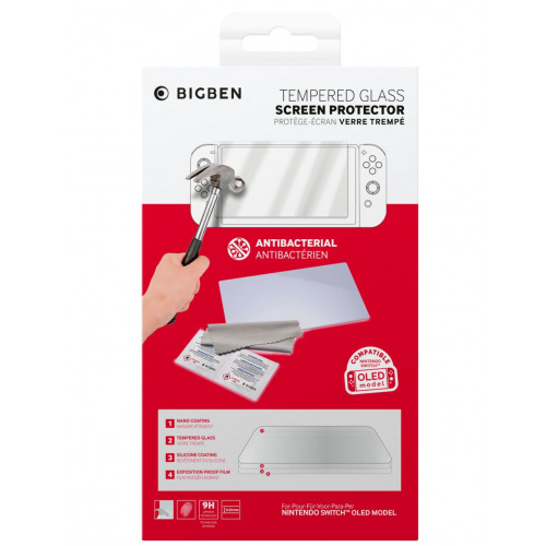 Nintendo Switch Bigben Tempered Glass Screen Protector OLED