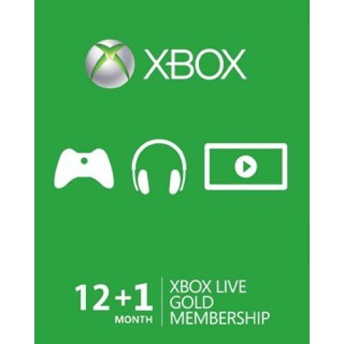 Xbox Live Gold 12+1m EU,US