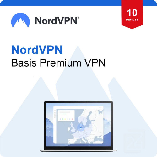 NordVPN Basic - 1 ročné Premium VPN služby pre až 10 zariadení