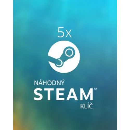 5x Náhodný Steam kľúč