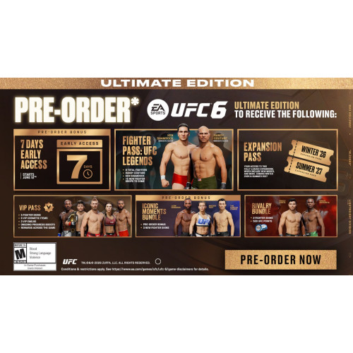 UFC 6 Ultimate Edition PRE-PURCHASE