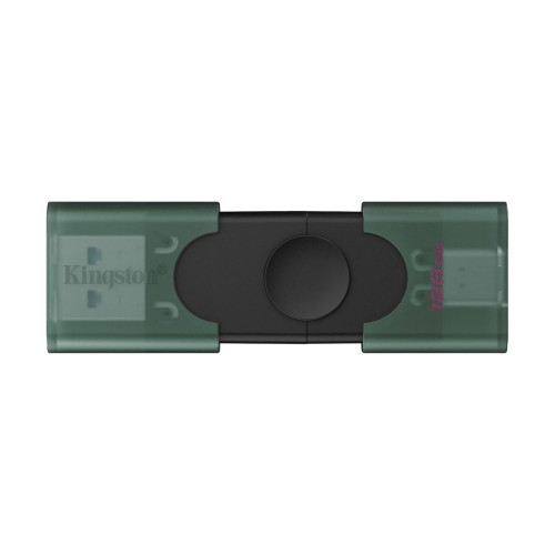 DataTraveler Duo G2/128GB/USB 3.2/USB-A + USB-C/Zelená