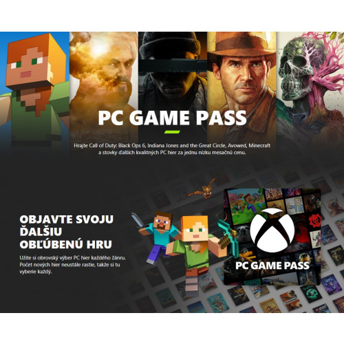 Xbox Game Pass pre PC 3 mesiace
