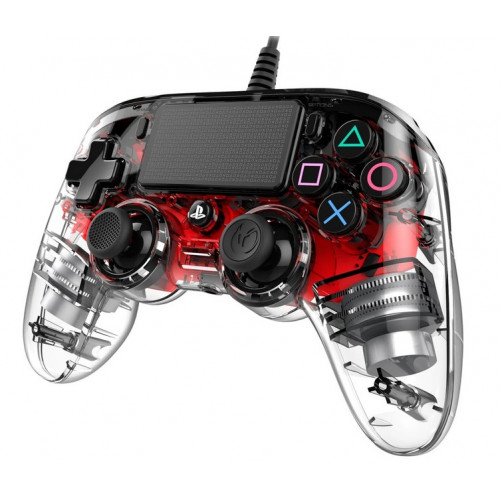 Herný ovládač Nacon Wired Illuminated Compact Controller – Red