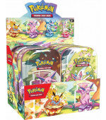 Pokémon TCG: Scarlet & Violet Prismatic Evolutions Mini Tin Display