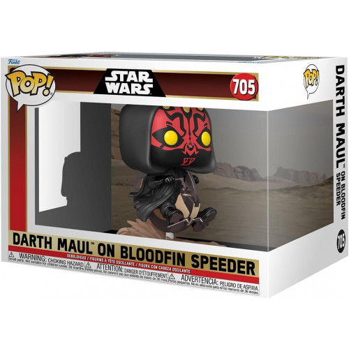 Funko POP Rides: Star Wars - Darth Maul on Bloodfin Speeder