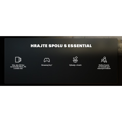 Game Pass Essential na 6 mesiacov