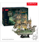 Puzzle 3D Flying dutchman s LED svetlom - 360 dielikov