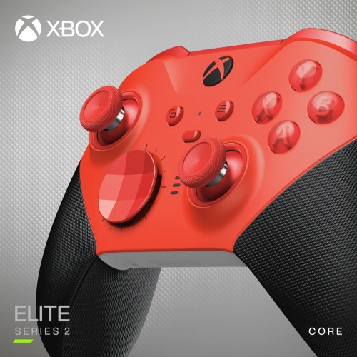 Xbox Wireless Controller Elite Series 2 Core - (Red) + Game Pass pre PC 3 mesiace