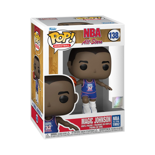 Funko POP Basketball : Legends - Magic Johnson (Blue AllStar Uni 1991)