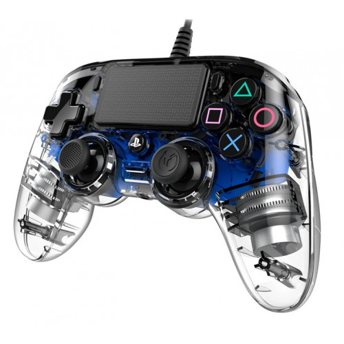Herný ovládač Nacon Wired Illuminated Compact Controller – Blue