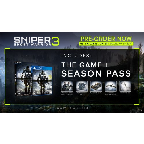 Sniper Ghost Warrior 3 Season Pass