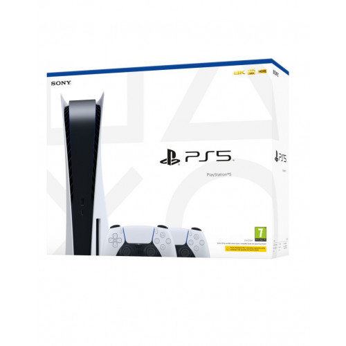 PlayStation 5 825 GB - Biela + 2x DualSense biely