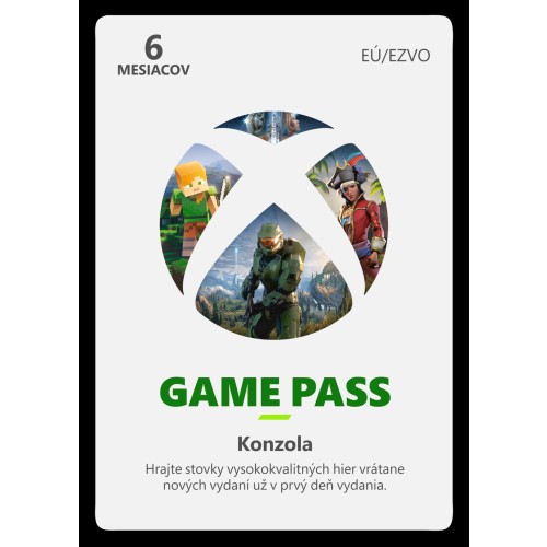 Xbox Game Pass 6 mesiacov