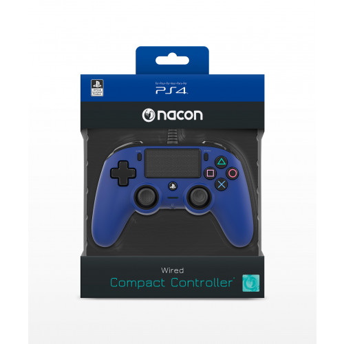 PS4 Nacon Wired Compact Controller Blue