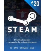 STEAM WALLET GIFT CARD 20 EUR