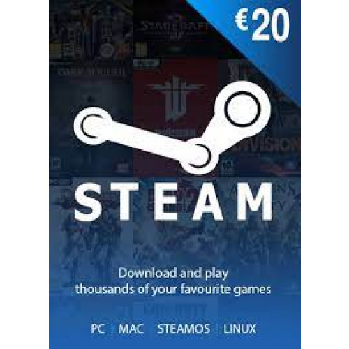 STEAM WALLET GIFT CARD 20 EUR