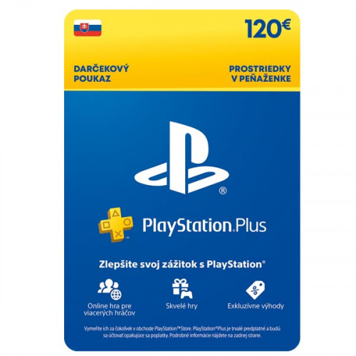PlayStation Network Card 120 EUR (SK)