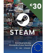 STEAM WALLET GIFT CARD 30 EUR