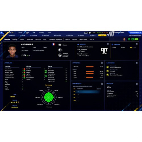 Tennis Manager 2023