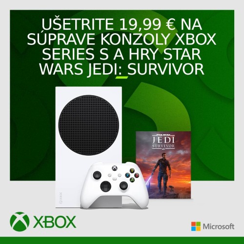 Microsoft Xbox Series S + Star Wars Jedi: Survivor Bundle