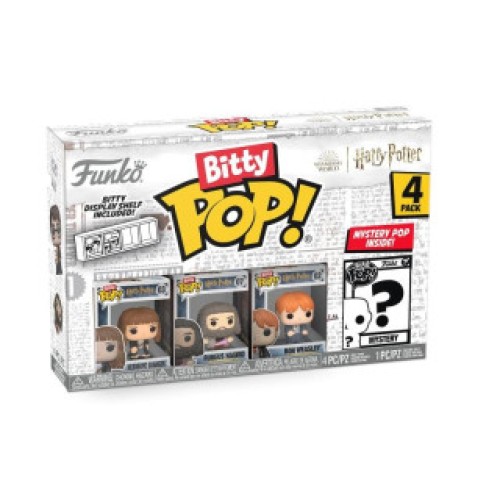 Funko Bitty POP: HP- Hermione in robe 4PK