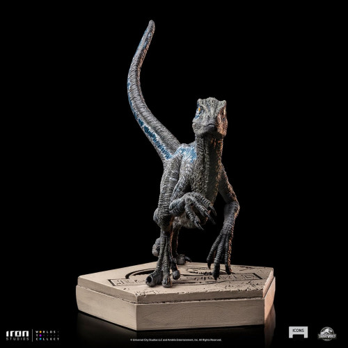 Velociraptor Blue A - Jurassic World - Icons - Iron Studios