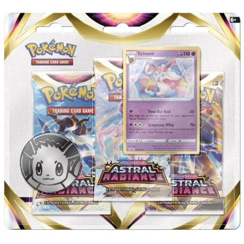 Pokémon TCG: SWSH10 Astral Radiance - 3 Blister Booster