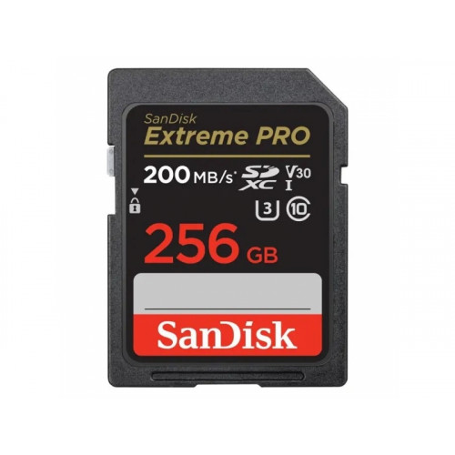 SanDisk Extreme PRO/SDXC/256GB/UHS-I U3 / Class 10