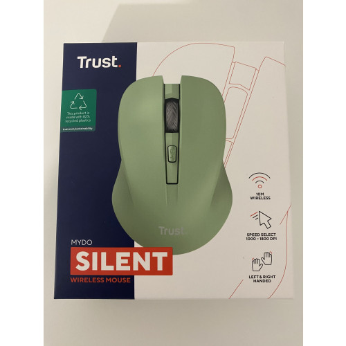 Trust MYDO tichá bezdrátová myš zelená