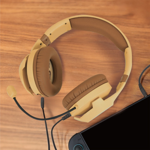 SWITCH 2 HORI Gaming Headset Wood Brown