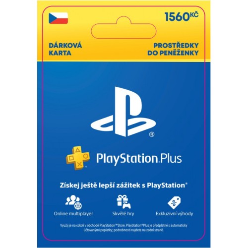 PlayStation Network Card 1560 CZK