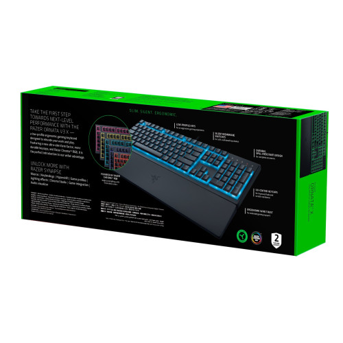 Razer ORNATA V3 X Low Profile Gaming Keyboard, US Layout