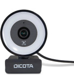 DICOTA Ringlight - Webkamera - barevný - 5 Mpix - 2592 x 1944 - audio - USB 2.0