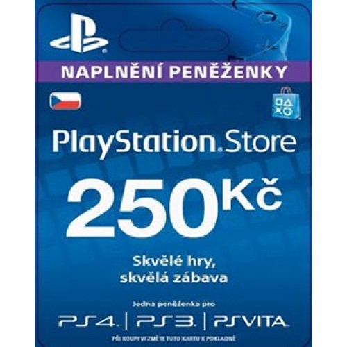 PlayStation Live Cards 250Kč