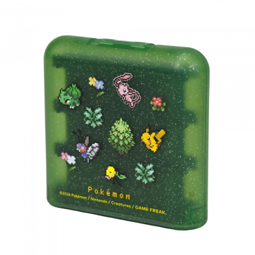 SWITCH 2 HORI Card Case 24 Pixel Green