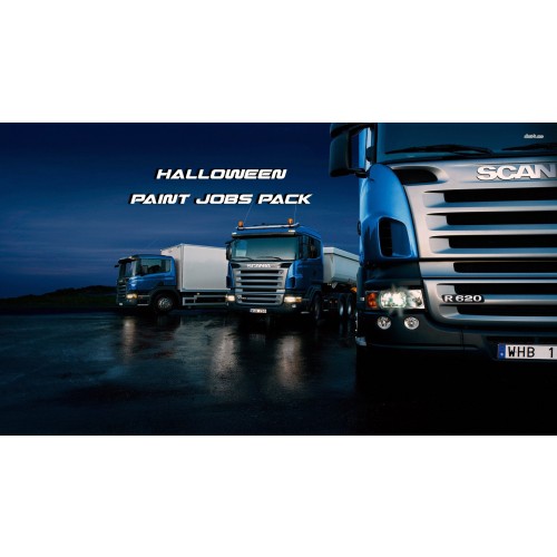 Euro Truck Simulator 2 - Halloween Paint Jobs Pack